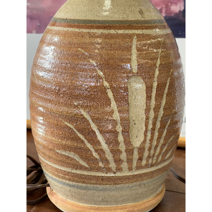 Vintage Ceramic Lamp with Shade