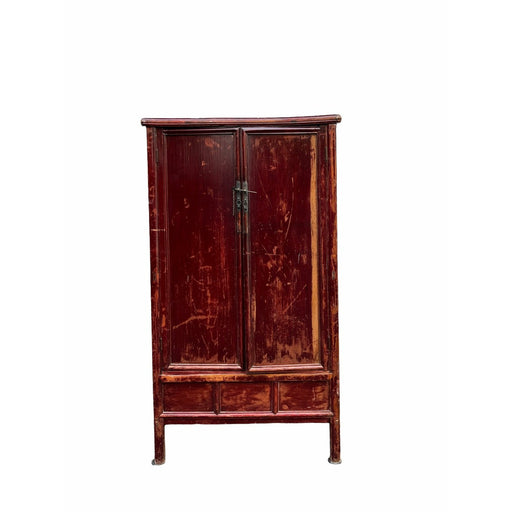 Vintage Chinese Elmwood Armoire Or Wardrobe Cabinet (Available for Online Purchase Only)
