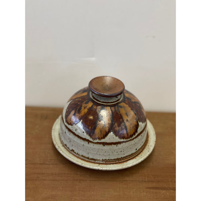 Vintage Covered Butter / Cheese Plate