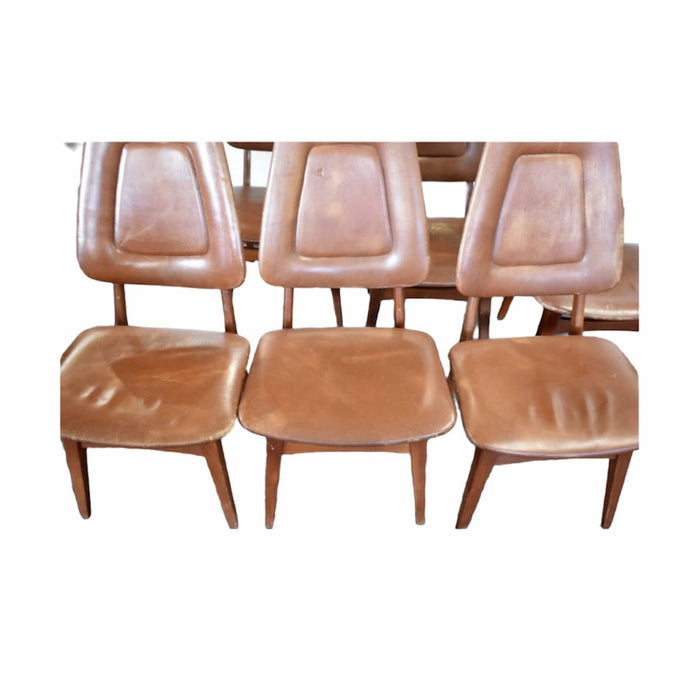 Vintage Danish Mid Century Modern Dining Chair Set (Six). Made in Denmark. (Available by Online Purchase Only)