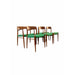 Vintage Danish Mid Century Modern Dining Chairs by NO Moller for JL Moller Stamped Set of 6 (Available for Online Purchase Only)
