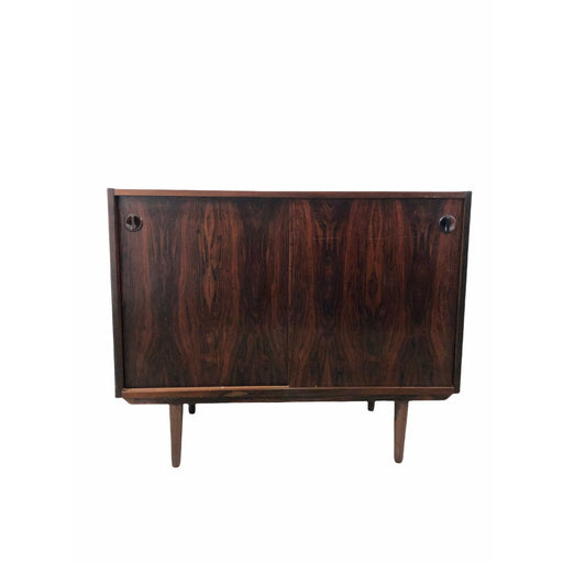 Vintage Danish Mid Century Modern Record Media Cabinet or Credenza. UK Import. (Available for Online Purchase Only)