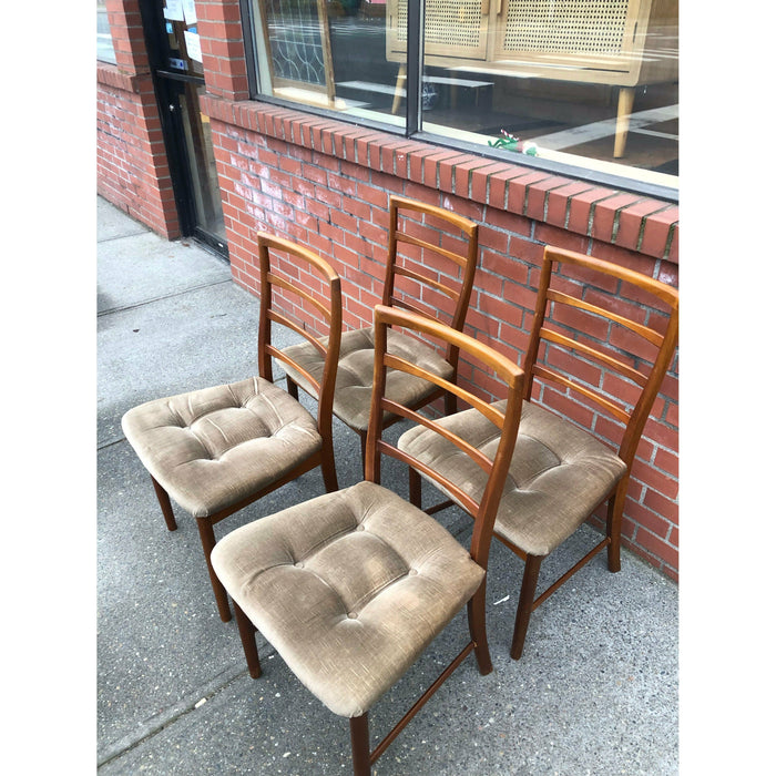 Vintage Danish Modern Style Dining Chairs. Set of 4. UK Import