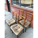 Vintage Danish Modern Style Dining Chairs. Set of 4. UK Import