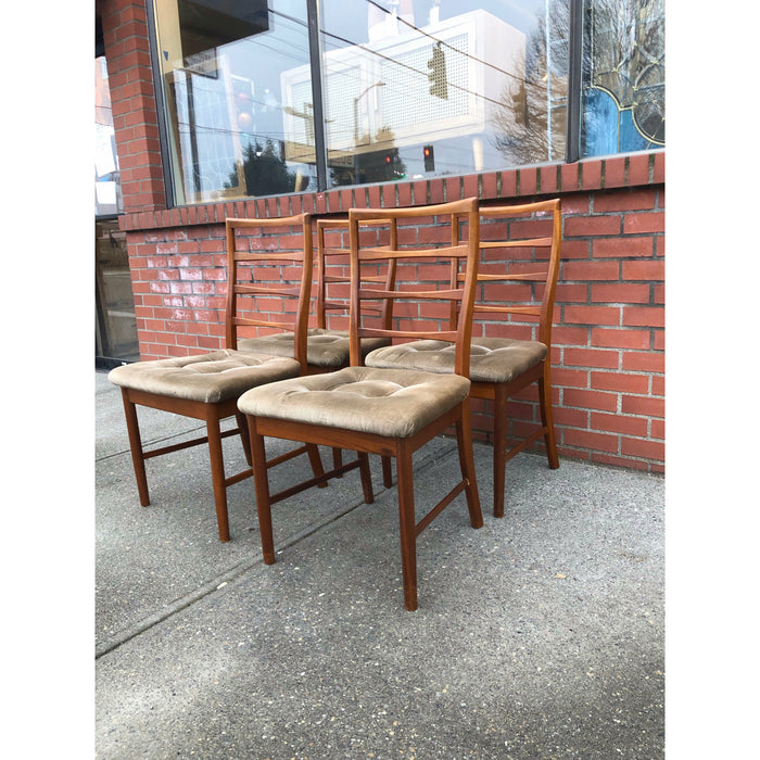 Vintage Danish Modern Style Dining Chairs. Set of 4. UK Import