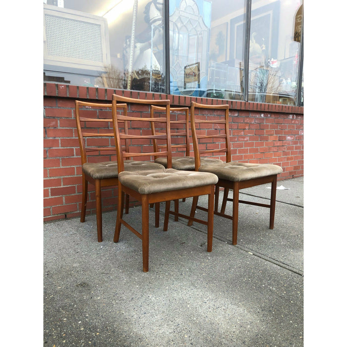 Vintage Danish Modern Style Dining Chairs. Set of 4. UK Import