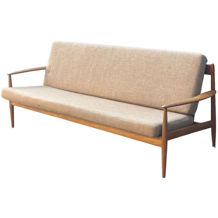 Vintage Danish Modern Teak Sofa Arm Chair by John Stuart Original Upholstery (Available by Online Purchase only)