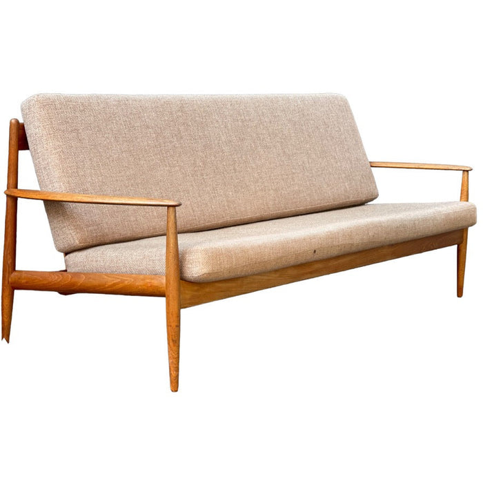 Vintage Danish Modern Teak Sofa Arm Chair by John Stuart Original Upholstery (Available by Online Purchase only)