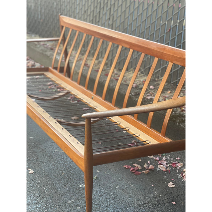 Vintage Danish Modern Teak Sofa Arm Chair by John Stuart Original Upholstery (Available by Online Purchase only)