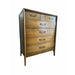 Vintage Drexel Solid Pecan Mid Century Modern Dresser Designed by James Bouffard