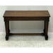 Vintage Early 1900s Bench with Storage with Figured Oak Wood