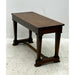 Vintage Early 1900s Bench with Storage with Figured Oak Wood