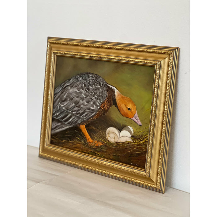 Vintage Framed Art Painting of serene scene