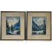 Vintage Framed Art Set Of Two