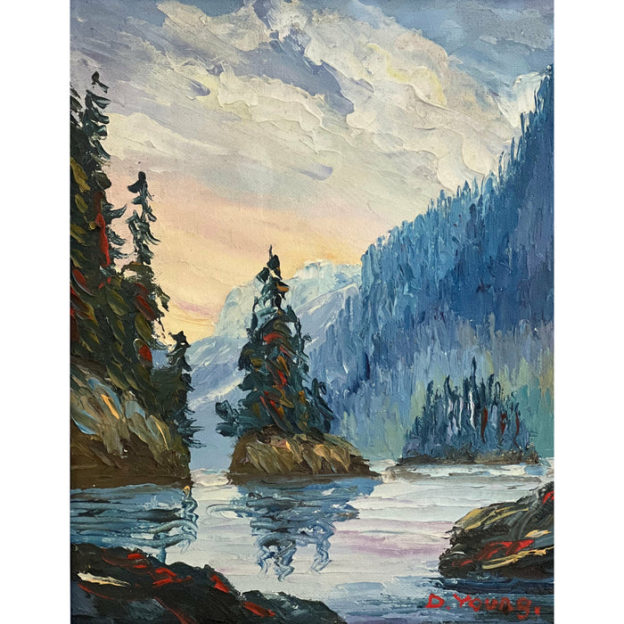 Vintage Framed Art Set Of Two