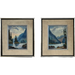Vintage Framed Art Set Of Two