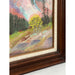 Vintage Framed Painting on Canvas Dt 1987 There is Artist Note on the Back titling the Piece ‘ Sunrise on the Tetors’ and Signed by WS Makuch
