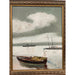 Vintage Framed Signed Painting Impressionistic Nautical Scene