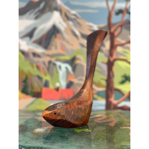 Vintage Hand Carved Wooden Bird