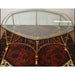 Vintage Hollywood Regency Labarge Brass and Glass Coffee Table (Available for Online Purchase Only)