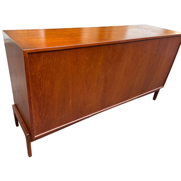 Vintage Imported Danish Modern Teak Credenza/Buffet Tambour Door by William Watting (Available by Online Purchase Only)