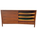 Vintage Imported Danish Modern Teak Credenza/Buffet Tambour Door by William Watting (Available by Online Purchase Only)