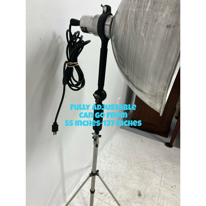 Vintage Industrial Mid Century Modern Extendable Floor Light Lamp