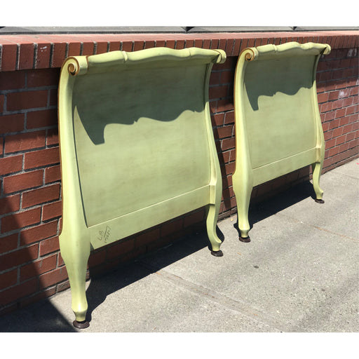 Vintage John Widdicomb Hand painted Twin Size Headboards (Available by Online Purchase Only)