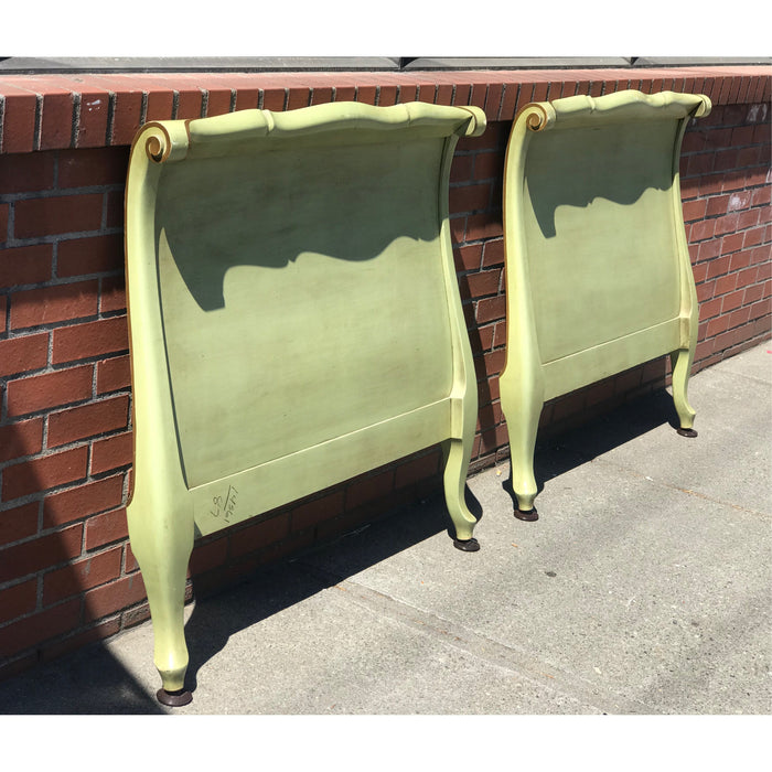 Vintage John Widdicomb Hand painted Twin Size Headboards (Available by Online Purchase Only)