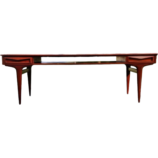 Vintage Large Danish Coffee Table In Style Of Johannes Anderson (Available for Online Purchase Only)