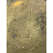 Vintage Metal Floral Etched Bowl