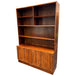 Vintage Mid Century Danish Bookshelf/ Bookcase Shelf by Hundevad with Key (Available by Online Purchase Only)