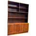 Vintage Mid Century Danish Bookshelf/ Bookcase Shelf by Hundevad with Key (Available by Online Purchase Only)