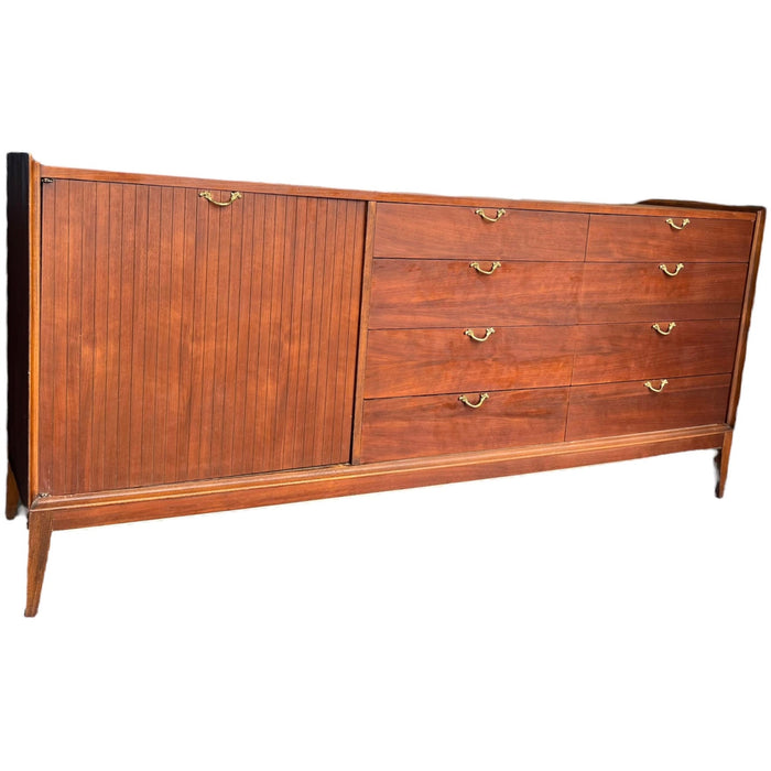Vintage Mid Century Modern 12 Drawer Dresser Dovetail Drawers