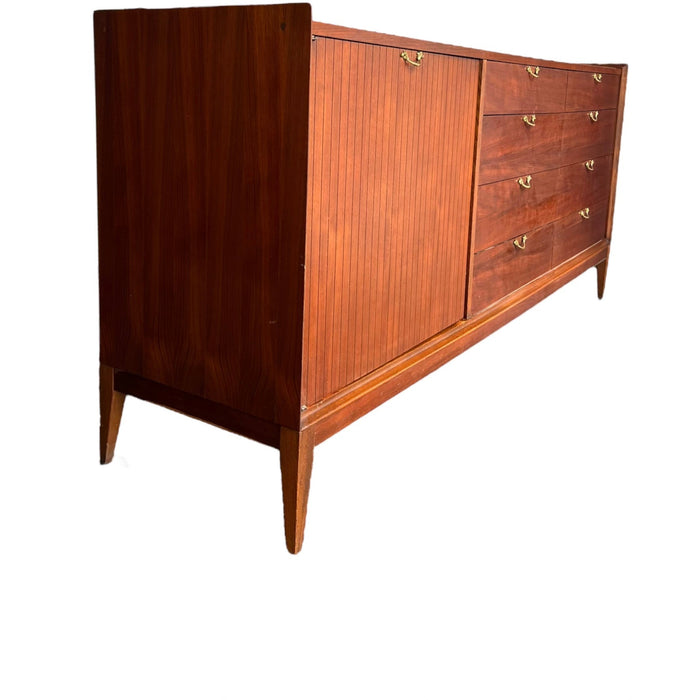 Vintage Mid Century Modern 12 Drawer Dresser Dovetail Drawers
