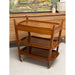 Vintage Mid Century Modern 3 Tiered Cart in the style of Poul Hundevad UK Import