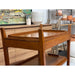Vintage Mid Century Modern 3 Tiered Cart in the style of Poul Hundevad UK Import