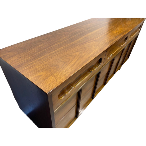Vintage Mid Century Modern 9 Drawer Dresser Dovetailed Drawers (Available for Online Purchase Only)