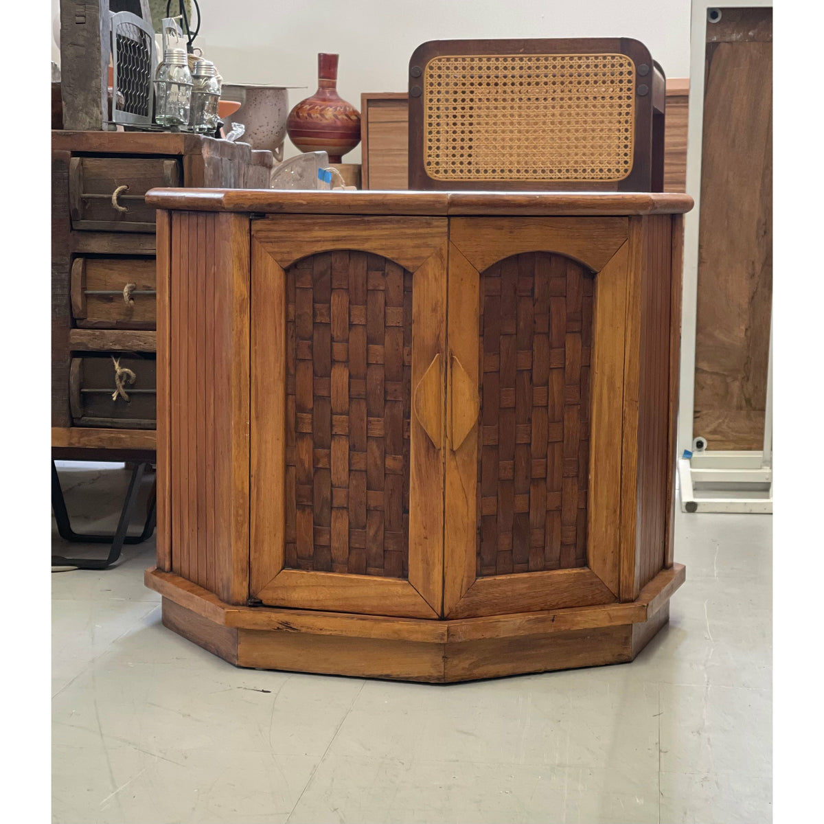Vintage Mid Century Modern Accent Table Stand — Big Whale Consignment
