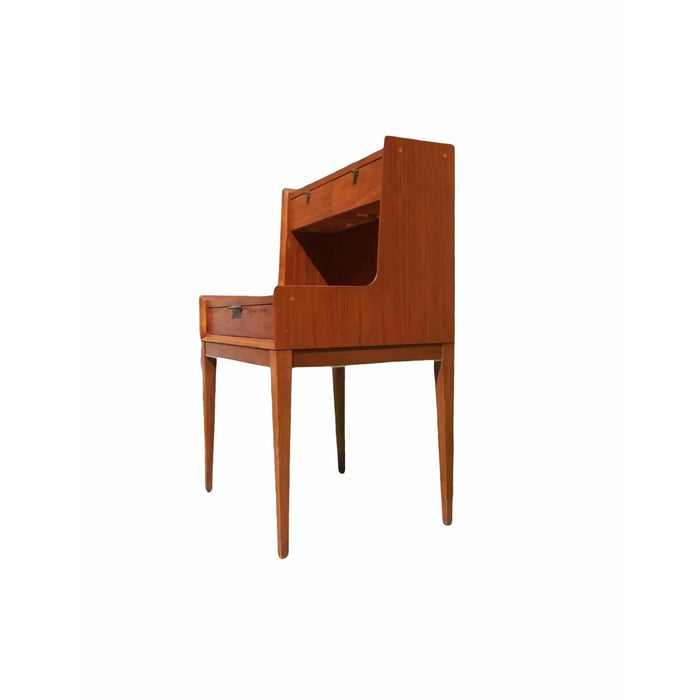 Vintage Mid Century Modern Arthur Umanoff for Cavalier walnut Entryway Table (Available for Online Purchase Only)