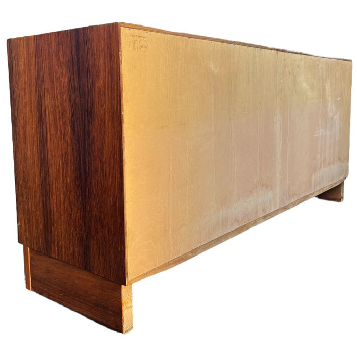 Vintage Mid Century Modern Danish Credenza Console Sideboard by Hundevad with Key (Available by Online Purchase only)