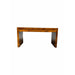 Vintage Mid Century Modern Desk Table by Hekman Furniture Parson Design 3 - Drawer Finished Back (Available for Online Purchase Only)