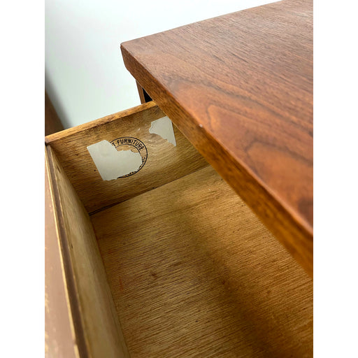 Vintage Mid Century Modern Dresser Dovetail Drawers Cabinet Storage