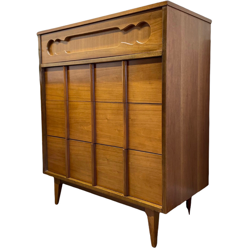 Vintage Mid Century Modern Dresser Dovetailed Drawers