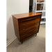Vintage Mid Century Modern Highboy Dresser with Dovetail Drawers