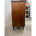 Vintage Mid Century Modern Highboy Dresser with Dovetail Drawers
