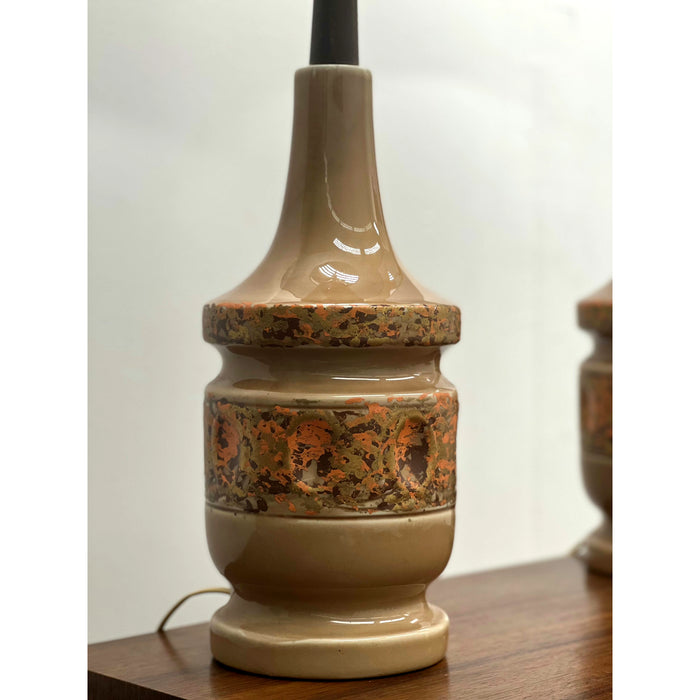 Vintage Mid Century Modern Lamps Set Of 2