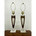 Vintage Mid Century Modern Lamps Set Of 2