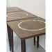 Vintage Mid Century Modern Mosaic Design Accent Table Trio