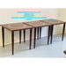 Vintage Mid Century Modern Mosaic Design Accent Table Trio